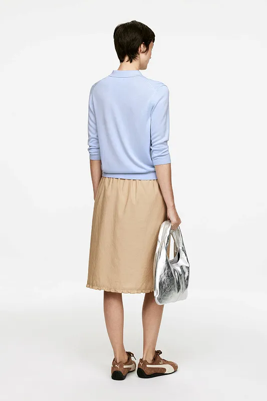 Трикотажная рубашка-поло ARKET Трикотажная рубашка-поло ARKET