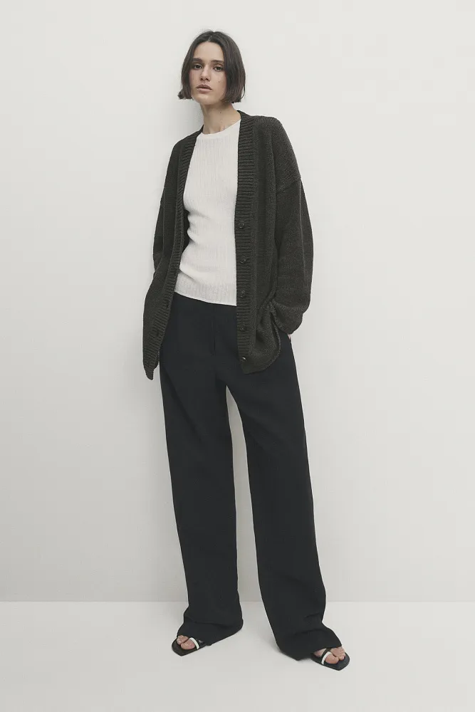 Вязаный кардиган MASSIMO DUTTI