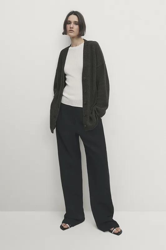 Вязаный кардиган MASSIMO DUTTI Вязаный кардиган MASSIMO DUTTI