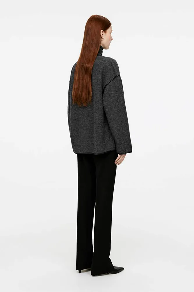 Куртка из вареной шерсти и хлопка ARKET