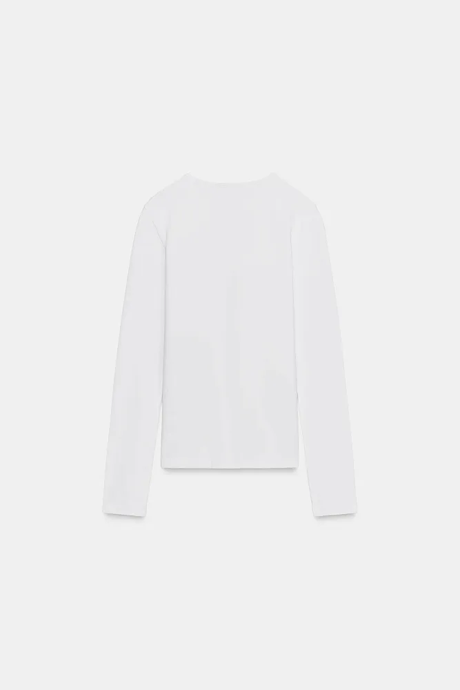 Базовый лонгслив ZARA