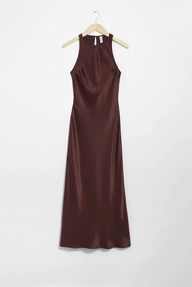 Атласное платье миди & OTHER STORIES