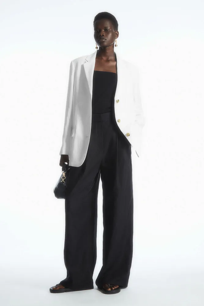 Свободный пиджак из льна COS