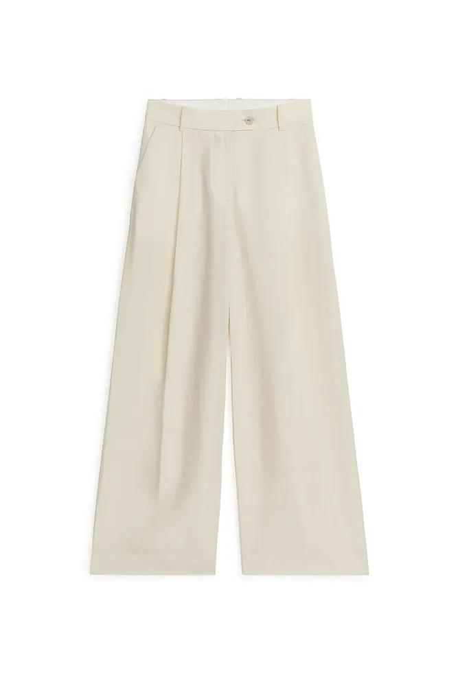 Льняные брюки из лиоцелла ARKET