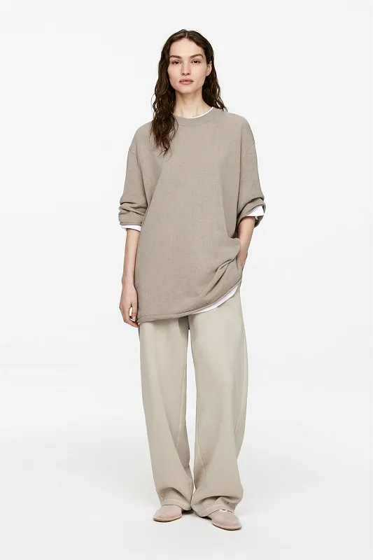 Футболка из льна и хлопка ARKET Футболка из льна и хлопка ARKET