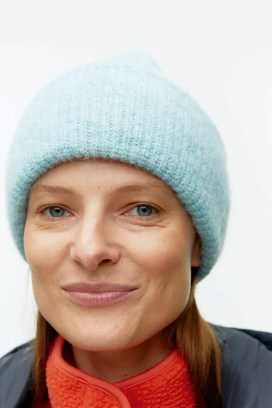 Шапка-бини из шерсти альпаки и мериноса Шапка-бини из шерсти альпаки и мериноса