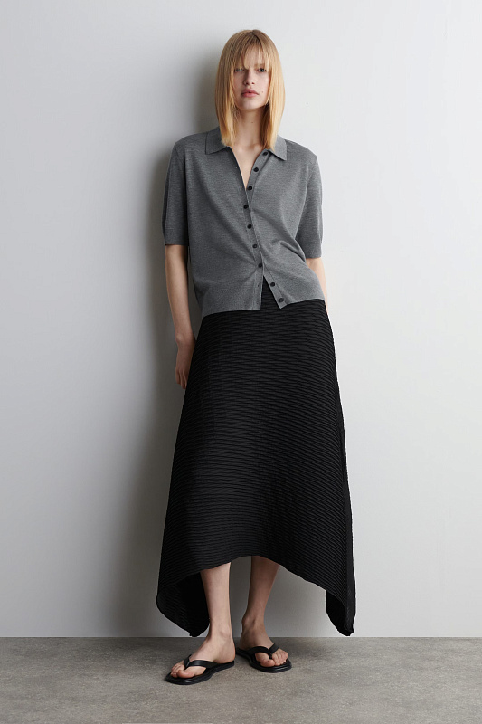 Кардиган-поло из мериносовой шерсти COS Кардиган-поло из мериносовой шерсти COS