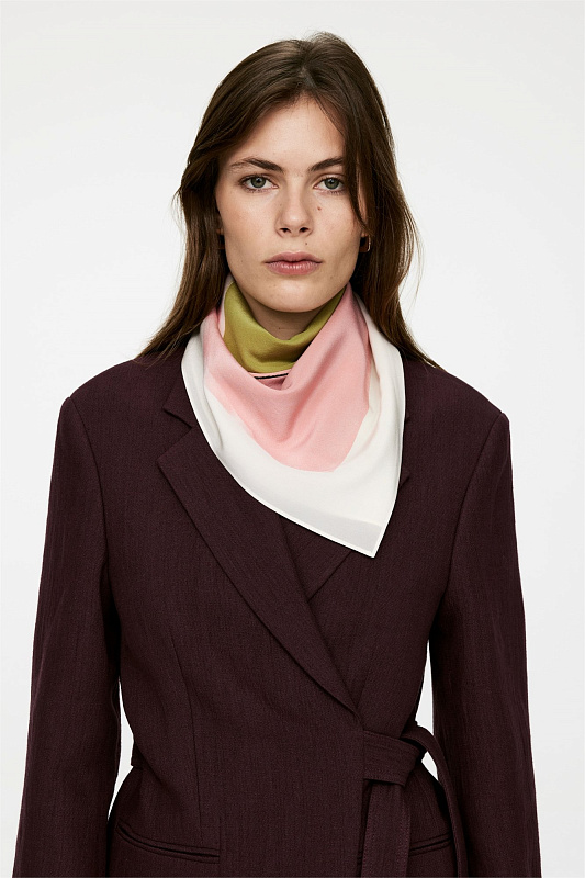 Шелковый платок с принтом Шелковый платок с принтом