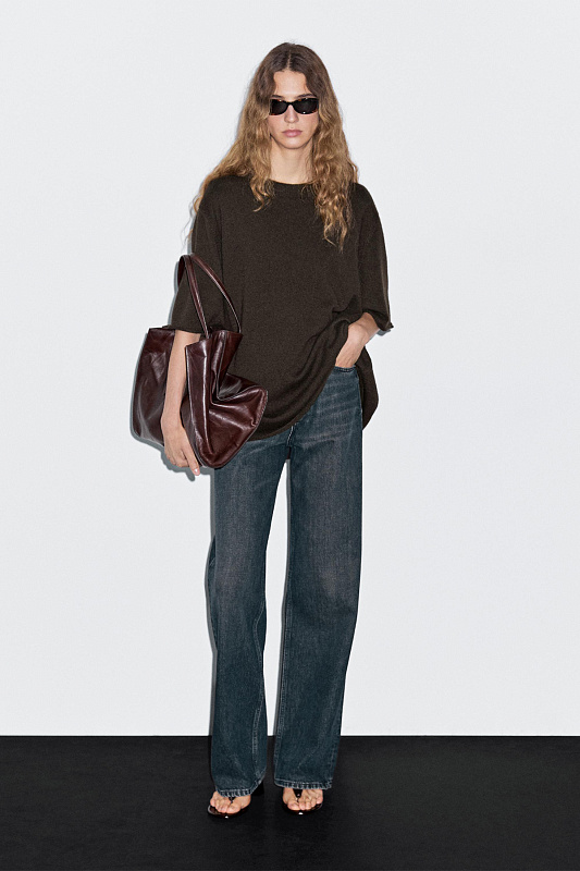 Свободный джемпер из 100% кашемира Свободный джемпер из 100% кашемира