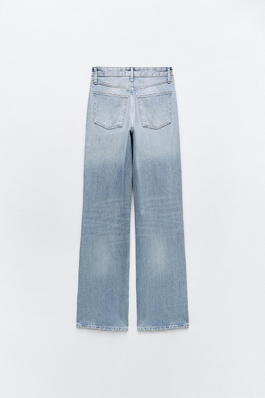 Широкие джинсы TRF со средней посадкой ZARA Широкие джинсы TRF со средней посадкой ZARA