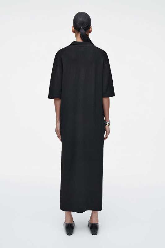 Платье-поло из мериносовой шерсти COS Платье-поло из мериносовой шерсти COS