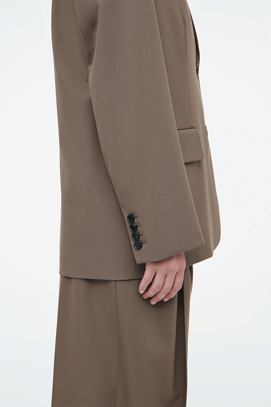 Однобортный пиджак из шерсти COS Однобортный пиджак из шерсти COS