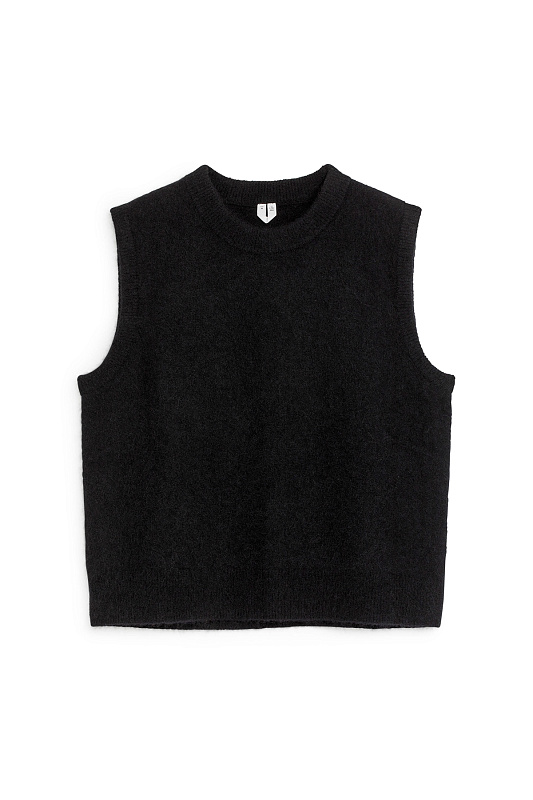 Жилет из смеси шерсти альпаки