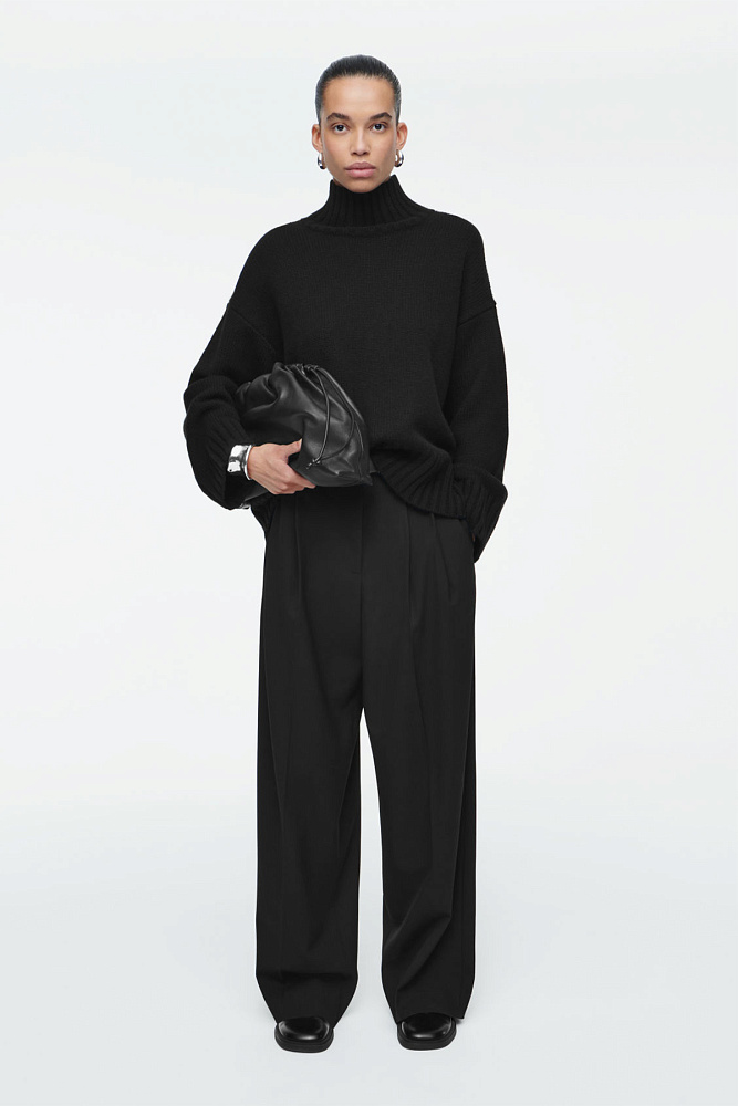 Широкие брюки из твила COS