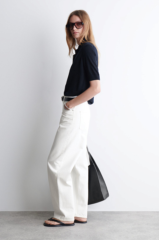 Кардиган-поло из мериносовой шерсти COS Кардиган-поло из мериносовой шерсти COS