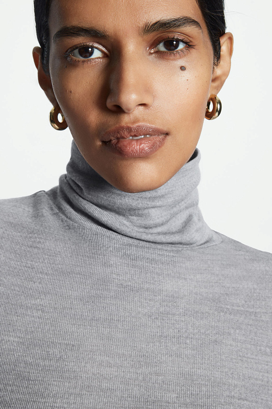 Водолазка из шерсти мериноса COS Водолазка из шерсти мериноса COS