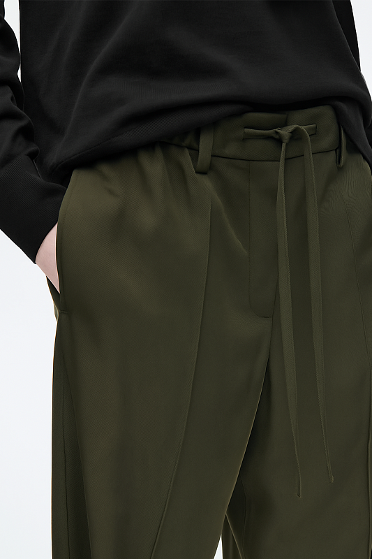 Прямые брюки с завязками COS Прямые брюки с завязками COS