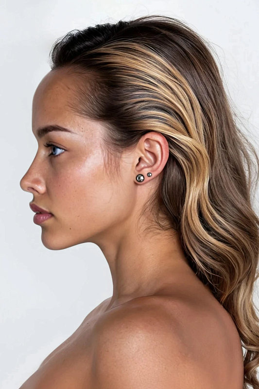 Серьги-гвоздики разного размера Серьги-гвоздики разного размера