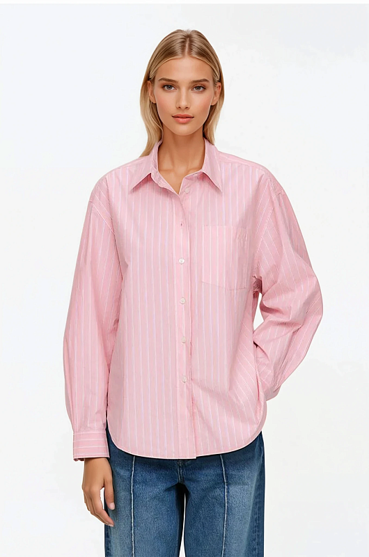 Рубашка oversize из хлопка