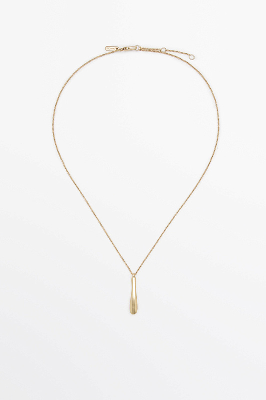 Цепочка с рельефной подвеской MASSIMO DUTTI Цепочка с рельефной подвеской MASSIMO DUTTI