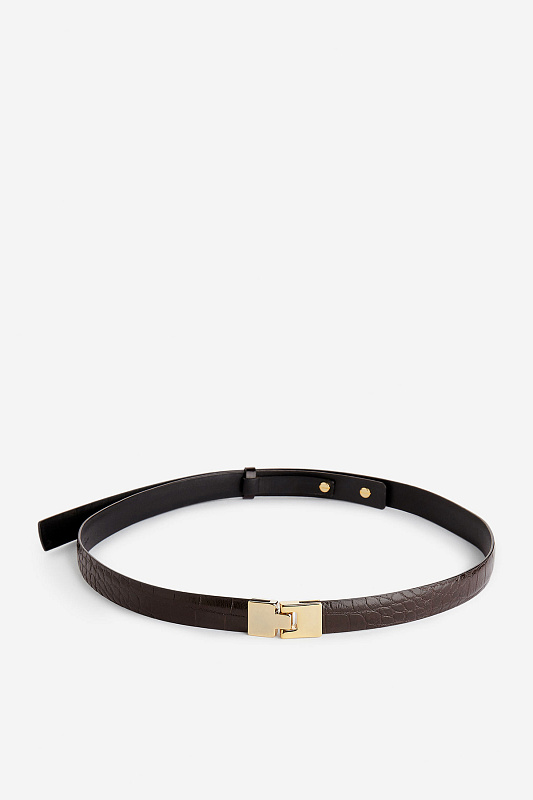 Кожаный ремень с пряжкой Кожаный ремень с пряжкой