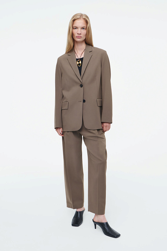 Однобортный пиджак из шерсти COS Однобортный пиджак из шерсти COS