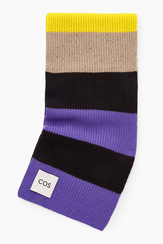 Шарф в полоску COS Шарф в полоску COS