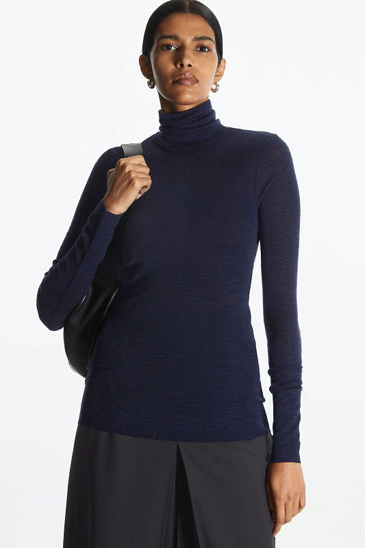 Водолазка из шерсти мериноса COS Водолазка из шерсти мериноса COS