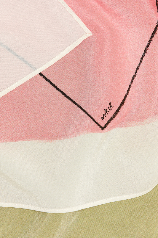 Шелковый платок с принтом ARKET Шелковый платок с принтом ARKET