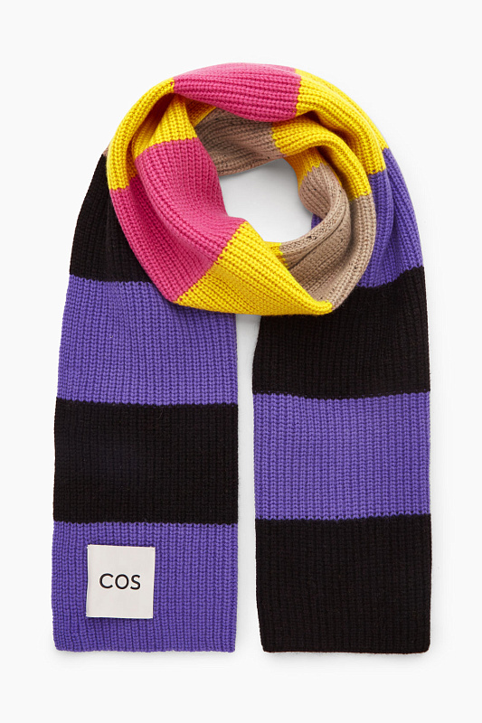 Шарф в полоску COS Шарф в полоску COS