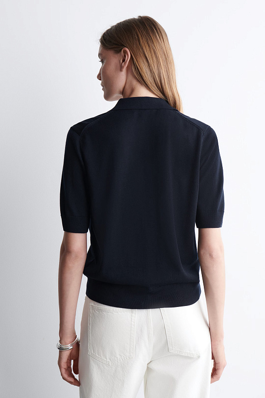 Кардиган-поло из мериносовой шерсти COS Кардиган-поло из мериносовой шерсти COS