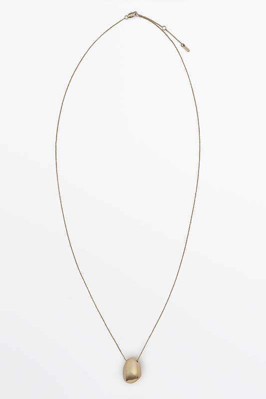 Ожерелье-цепочка с подвеской "Шар" асимметричной формы MASSIMO DUTTI Ожерелье-цепочка с подвеской "Шар" асимметричной формы MASSIMO DUTTI