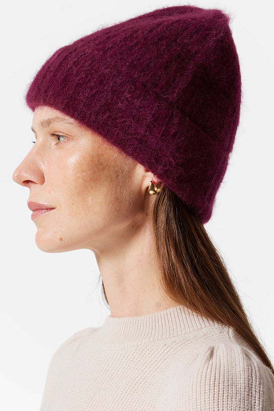 Шапка-бини из кашемира с начесом & OTHER STORIES Шапка-бини из кашемира с начесом & OTHER STORIES