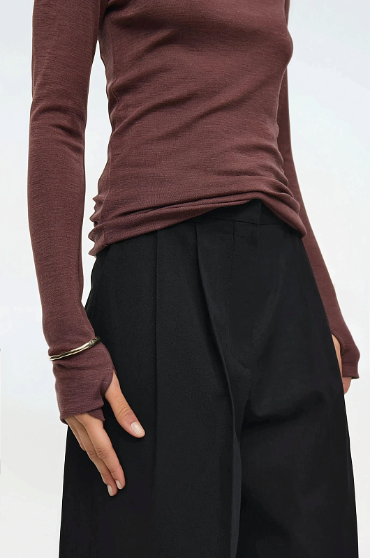 Лонгслив из шерсти мериноса COS Лонгслив из шерсти мериноса COS